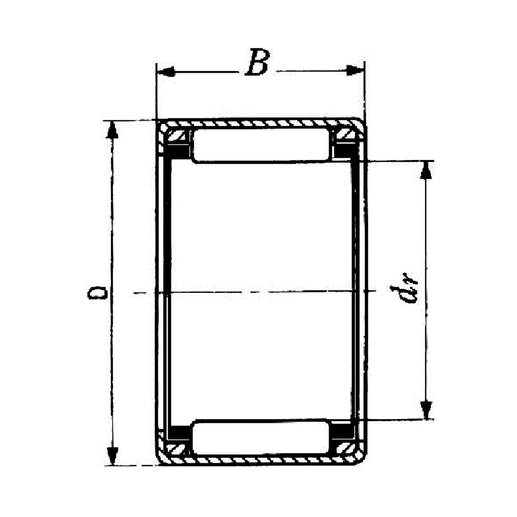 HK0608 軸承尺寸6mm X 10mm X 8mm | ISK BEARINGS